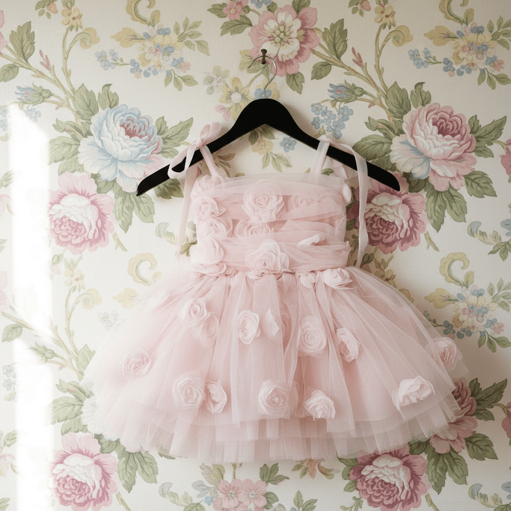 DOLLY® THE ROSE GARDEN TULLE BALLERINA DRESS dollypink