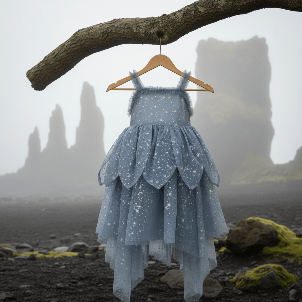 DOLLY® The Elves of Iceland Queen Elf Dress — HILDUR misty blue