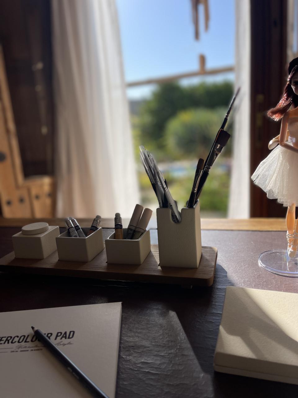 DOLLY Watercolor Pink Ballerina Kids Tee