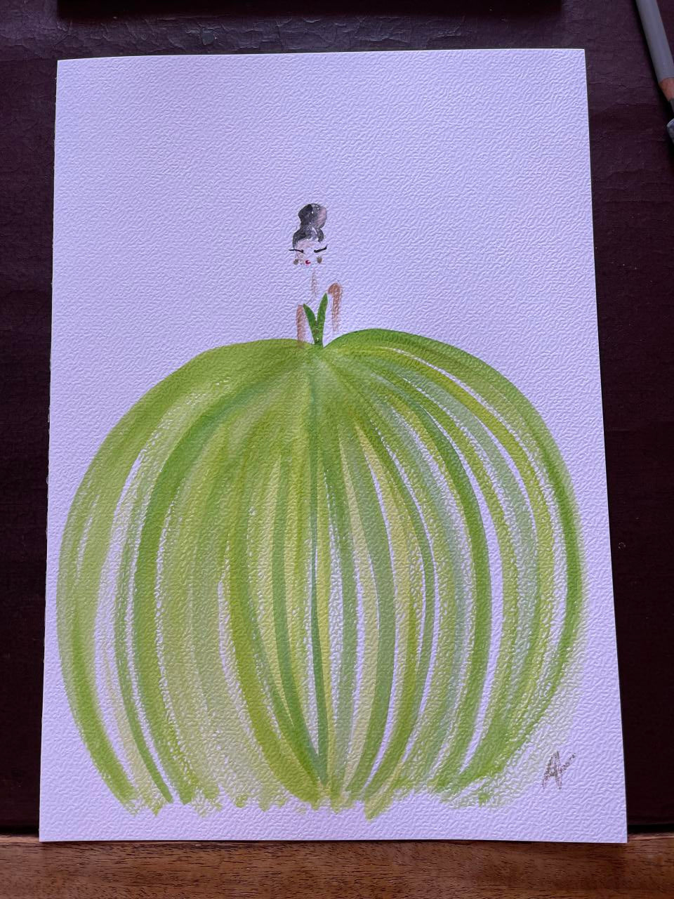 DOLLY Watercolor Princess Tiana Kids Tee