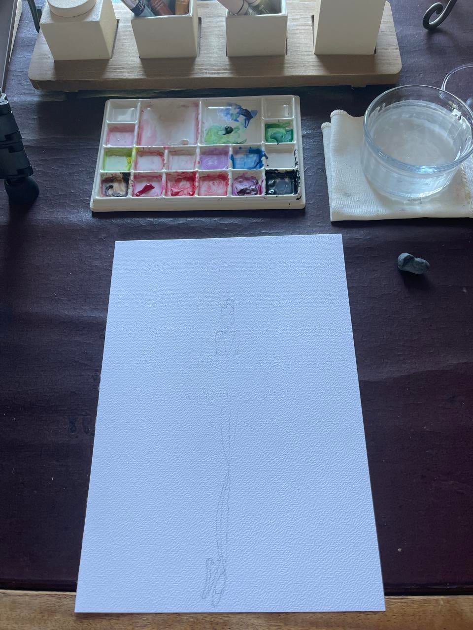 DOLLY Bubblegum Ballerina Watercolor Art Print