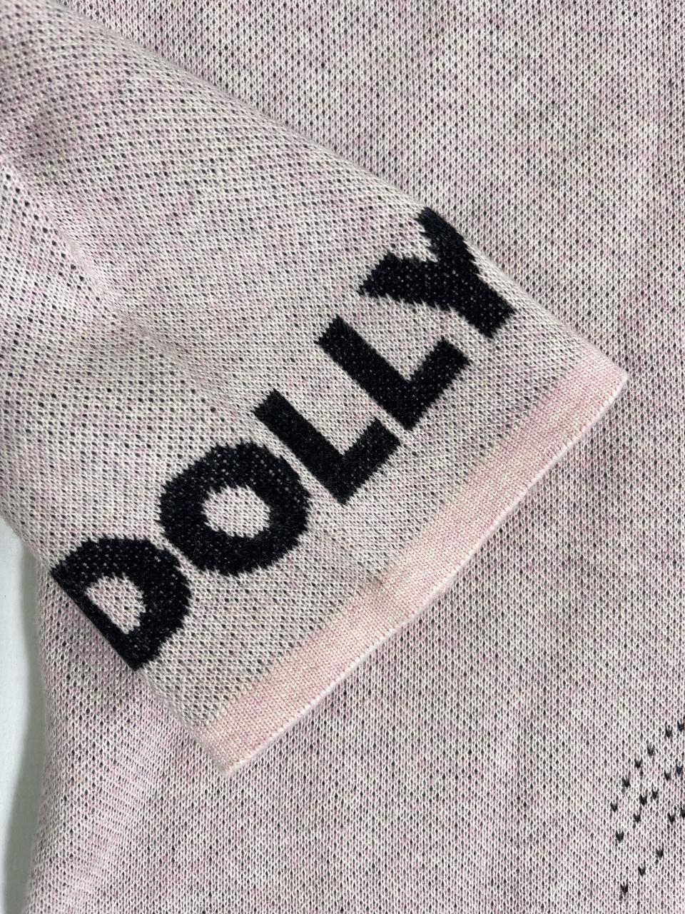 DOLLY Face Dorothy Balletpink Black Sweater