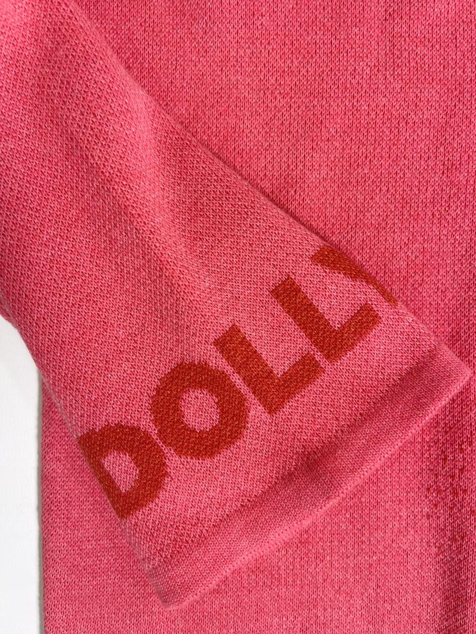 DOLLY Face Dorothy Hotpink Red Sweater