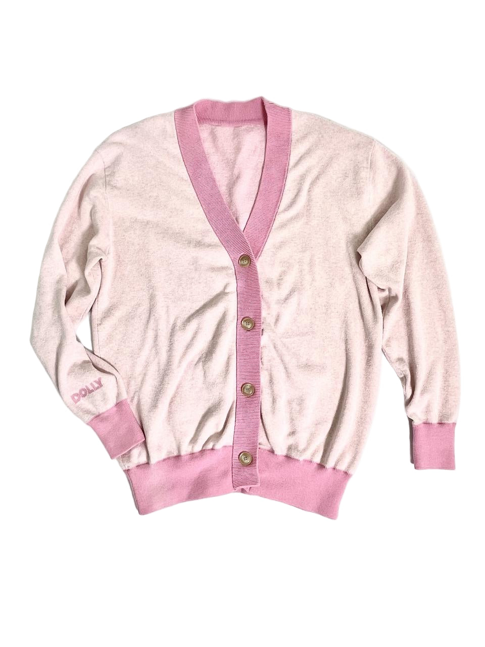 DOLLY Dorothy Balletpink Bubblegum Pink Cardigan