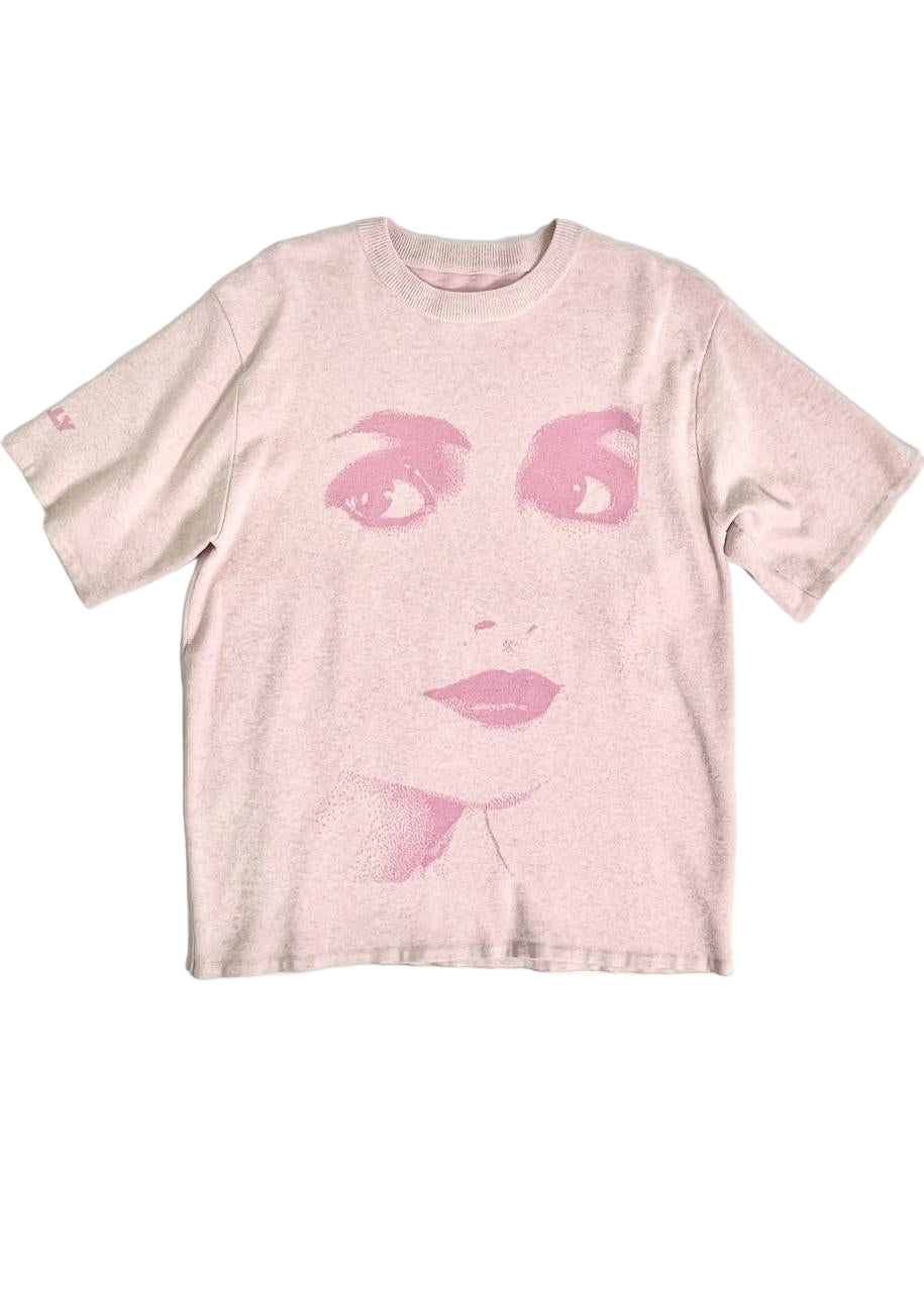 DOLLY Face Balletpink Pink Crewneck Short Sleeve