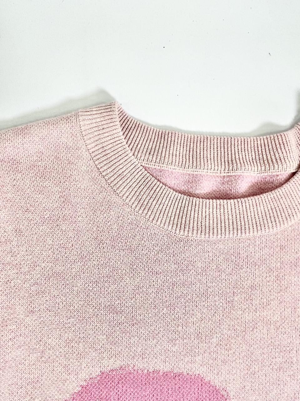 DOLLY Face Balletpink Pink Crewneck Short Sleeve