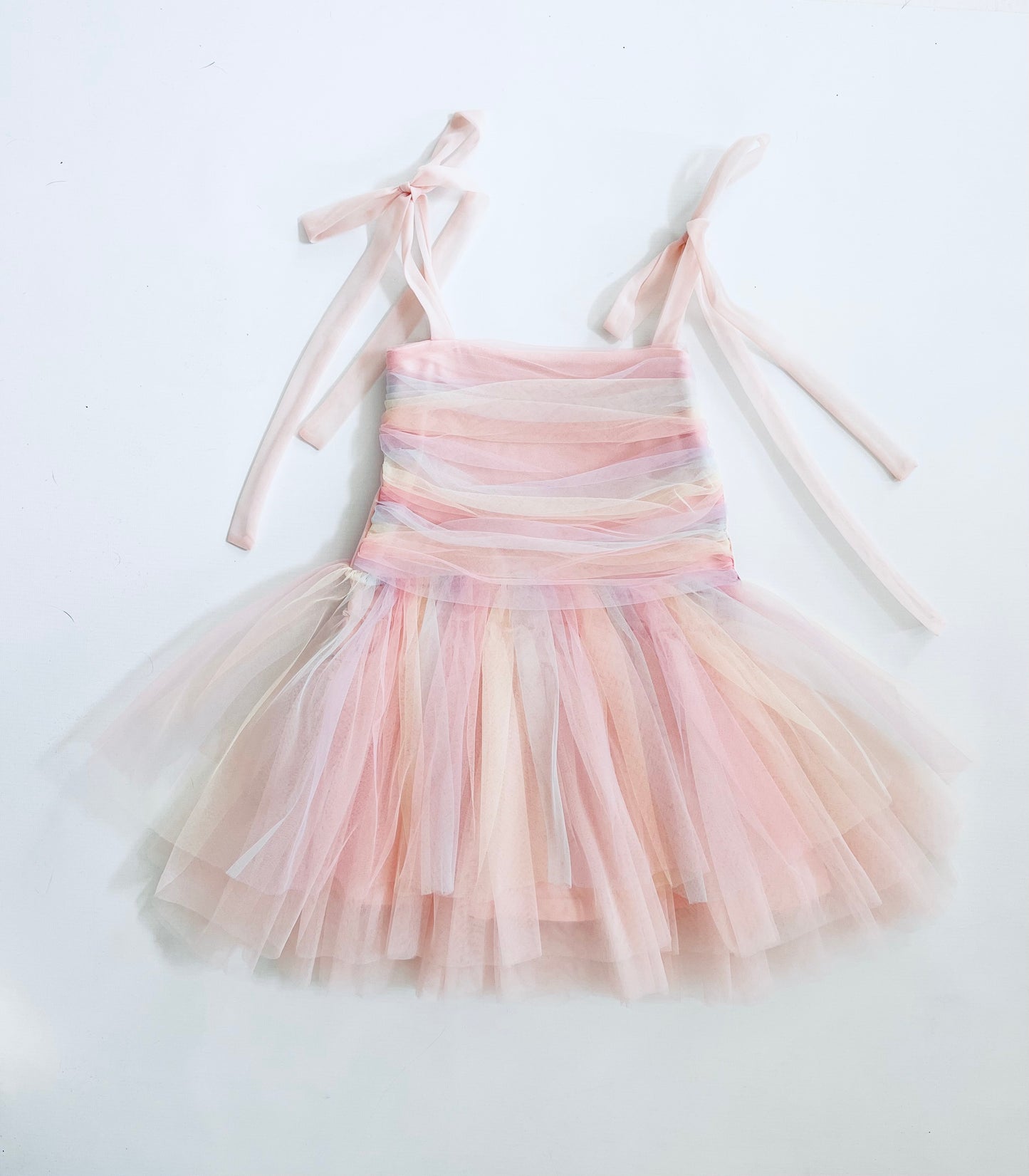 DOLLY® UNICORNIO ARCOIRIS PASTELS 🦄 🌈 VESTIDO DE HADA DE TUL arcoíris