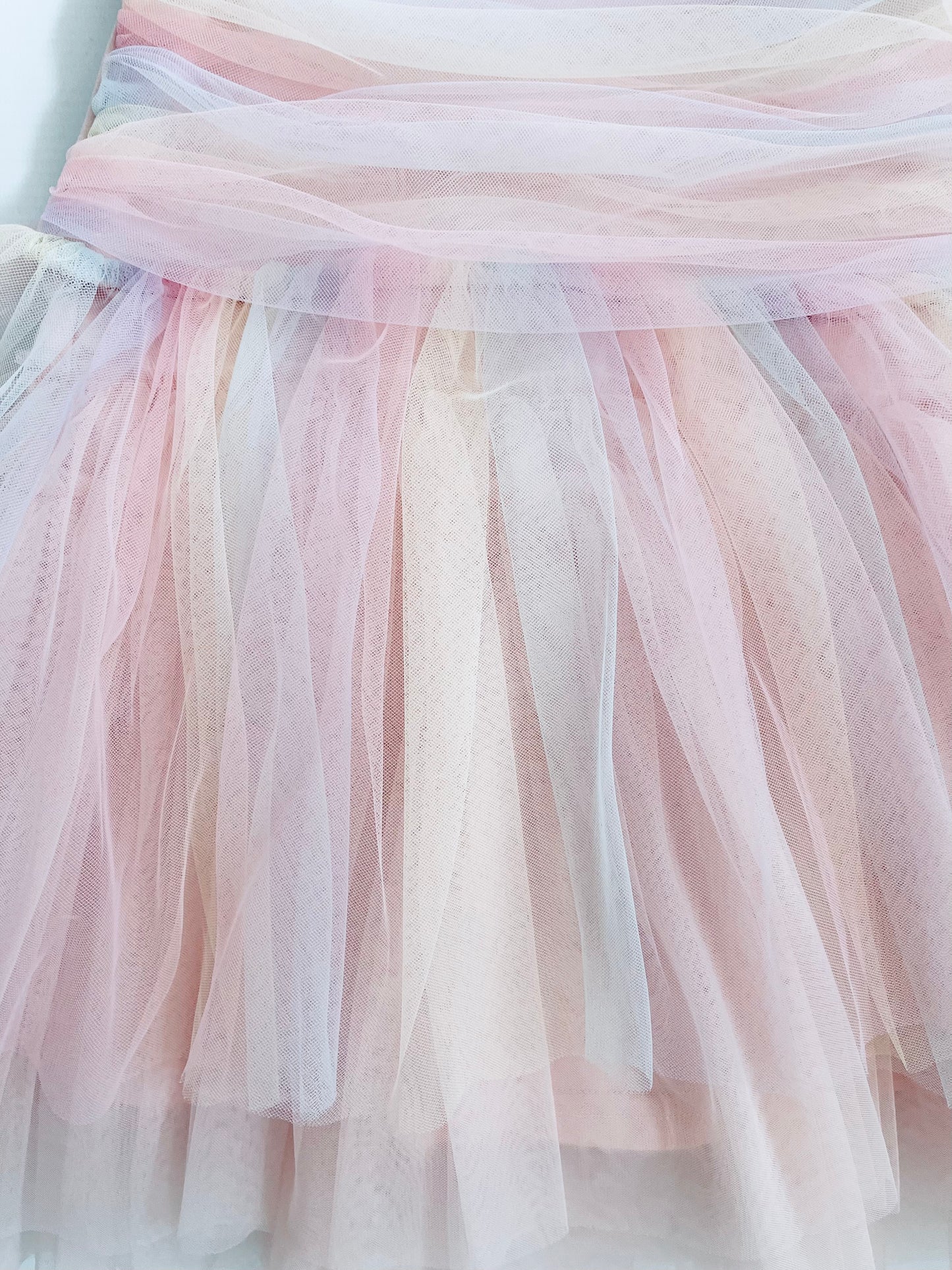 DOLLY® UNICORNIO ARCOIRIS PASTELS 🦄 🌈 VESTIDO DE HADA DE TUL arcoíris