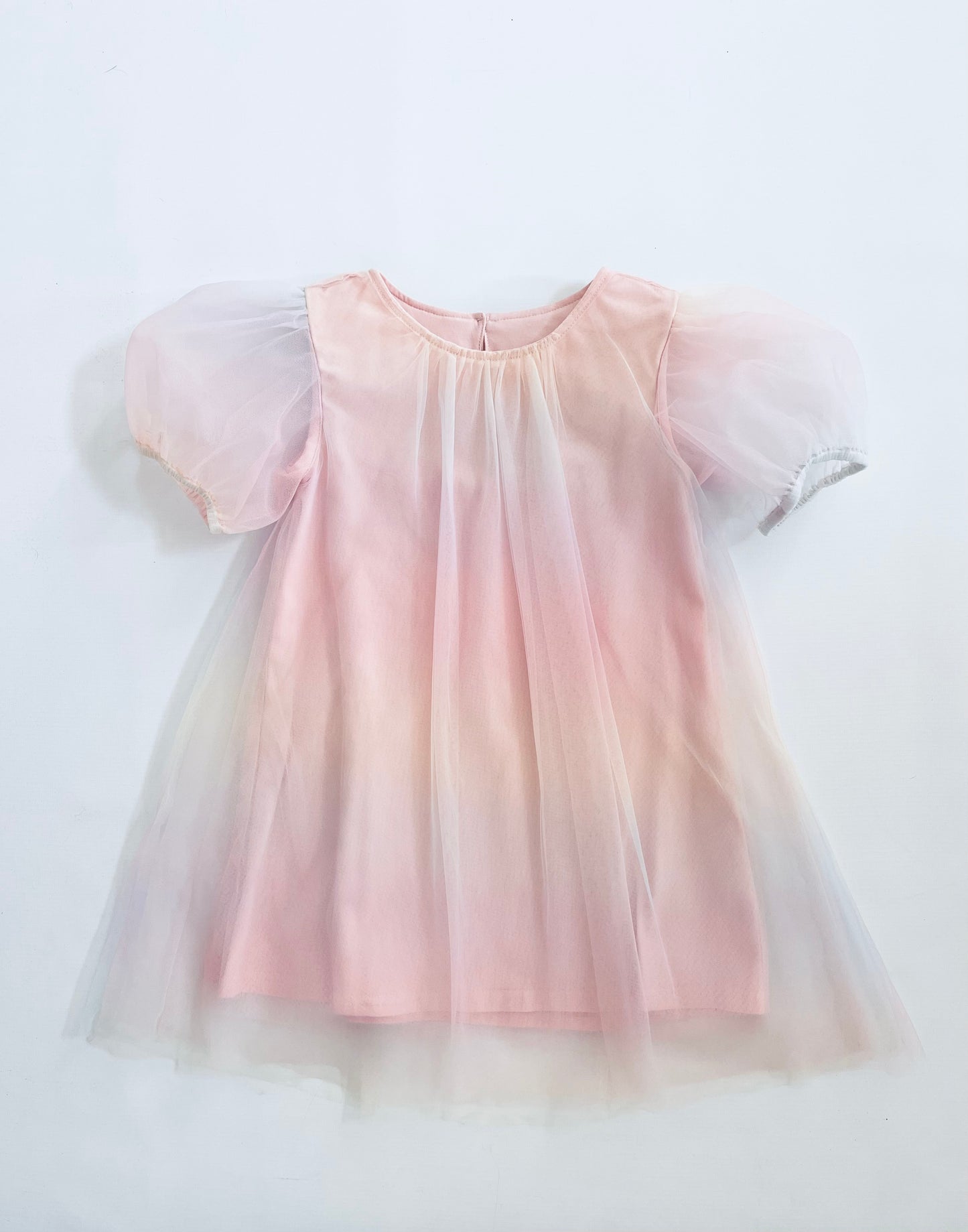 DOLLY® UNICORN RAINBOW PASTELS 🦄 🌈 PUFF TULLE DRESS rainbow