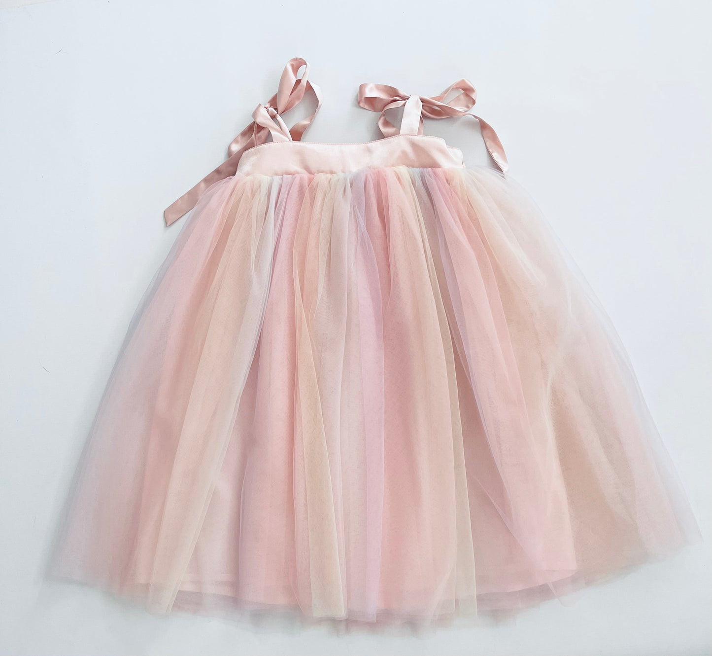 DOLLY® UNICORN RAINBOW PASTELS 🦄 🌈   2-CUTE TULLE TUTU DRESS rainbow