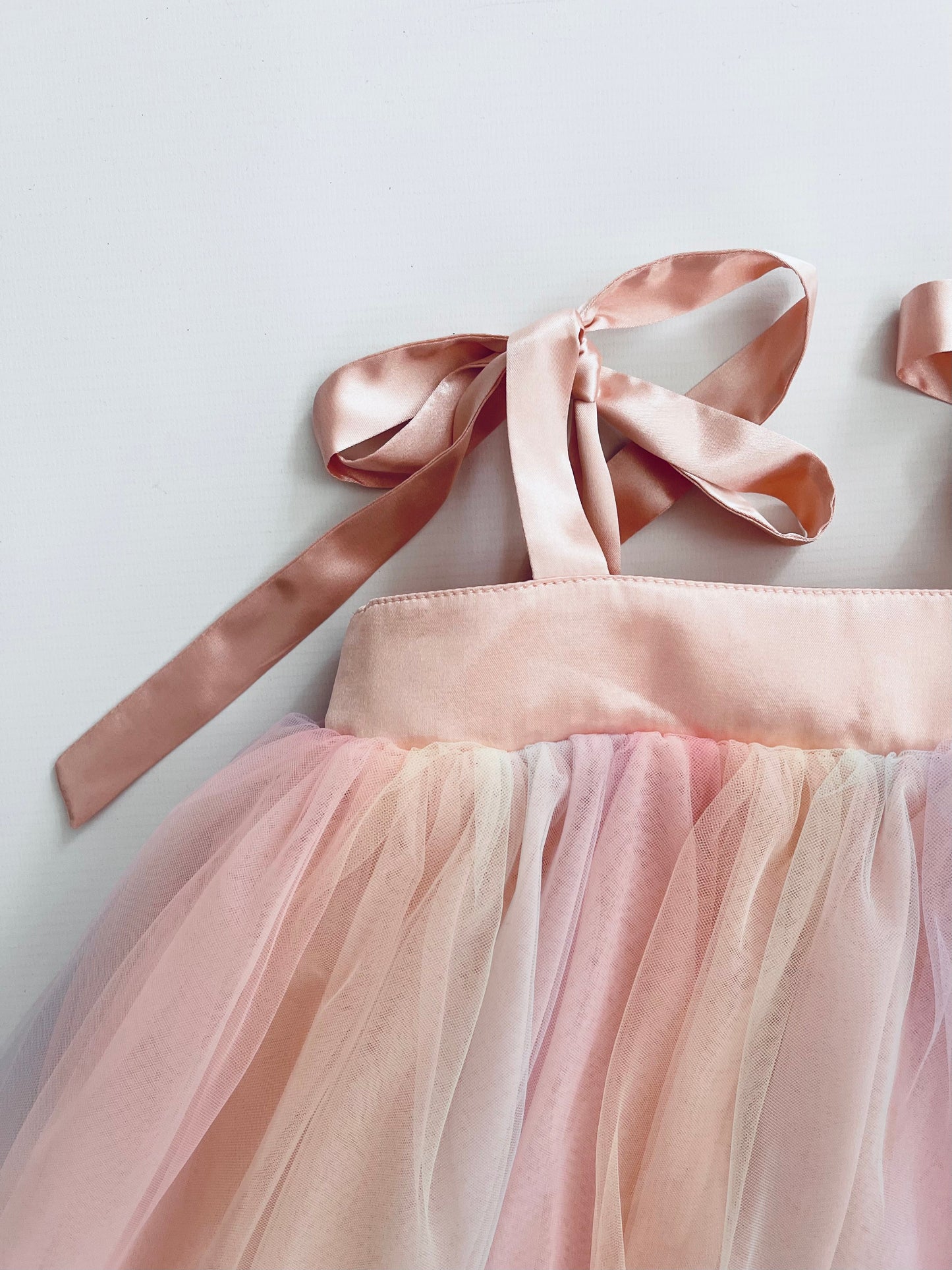 DOLLY® UNICORN RAINBOW PASTELS 🦄 🌈   2-CUTE TULLE TUTU DRESS rainbow