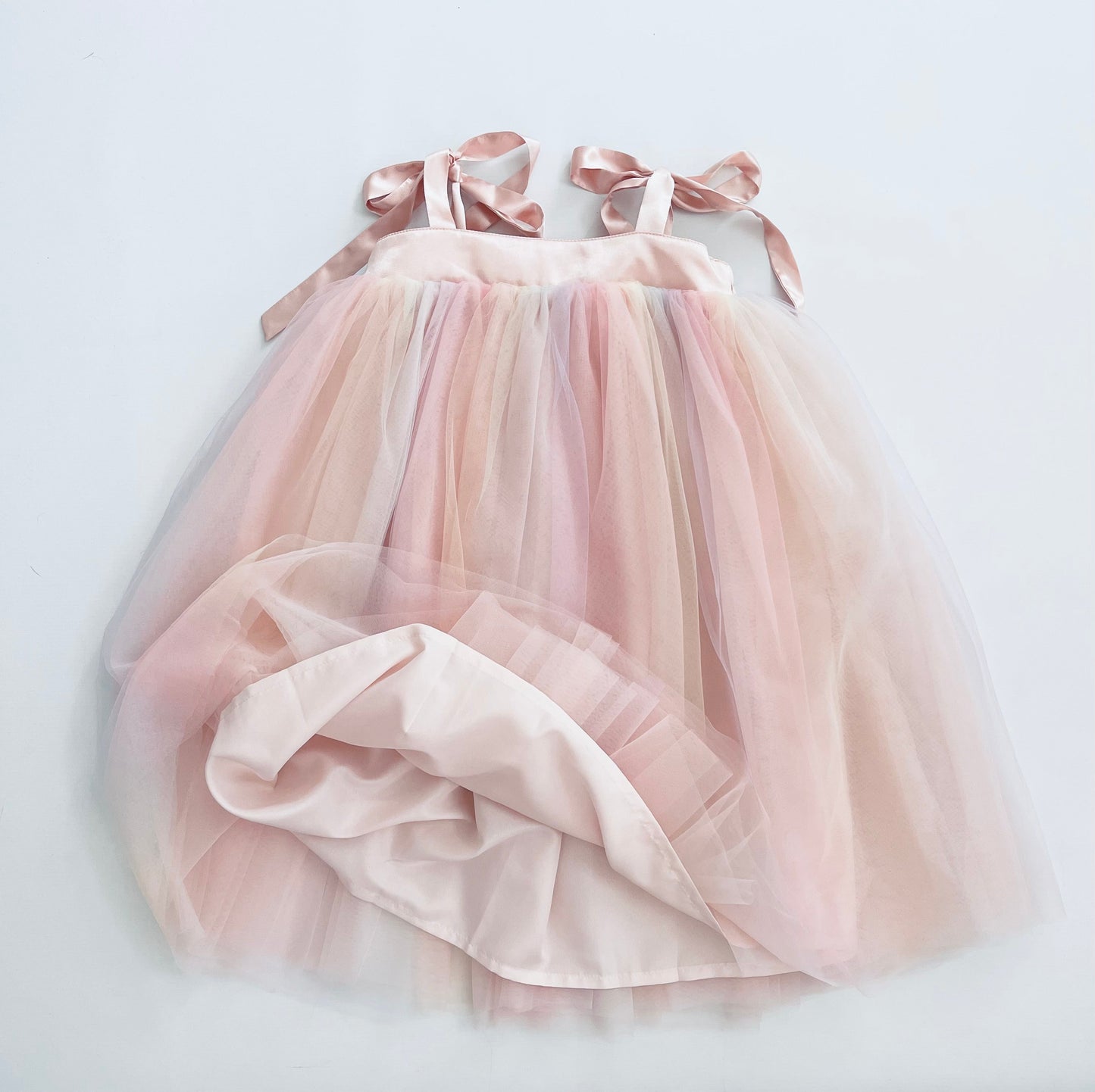 DOLLY® UNICORN RAINBOW PASTELS 🦄 🌈   2-CUTE TULLE TUTU DRESS rainbow