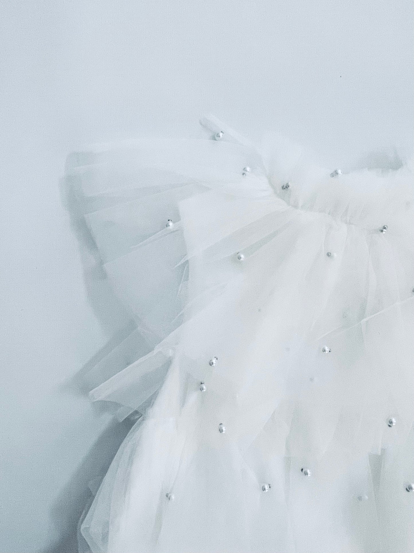 DOLLY® PEARL TUTULLY TIERED TULLE TUTU DRESS white  ⚪