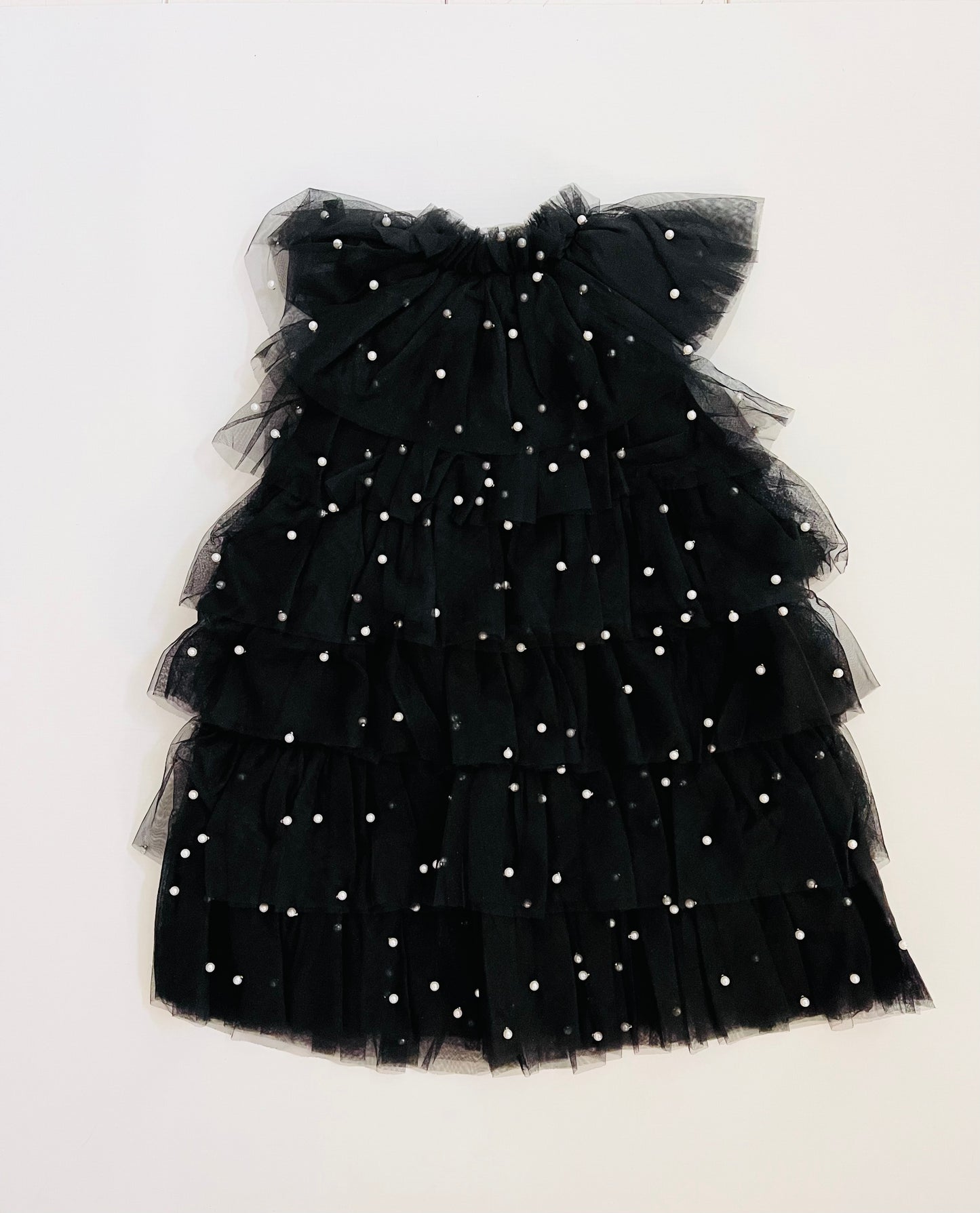 DOLLY® PEARL TUTULLY TIERED TULLE TUTU DRESS black  ⚪