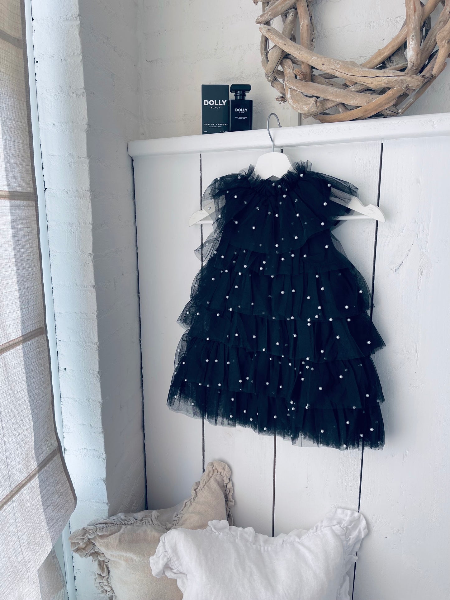 DOLLY® PEARL TUTULLY TIERED TULLE TUTU DRESS black  ⚪