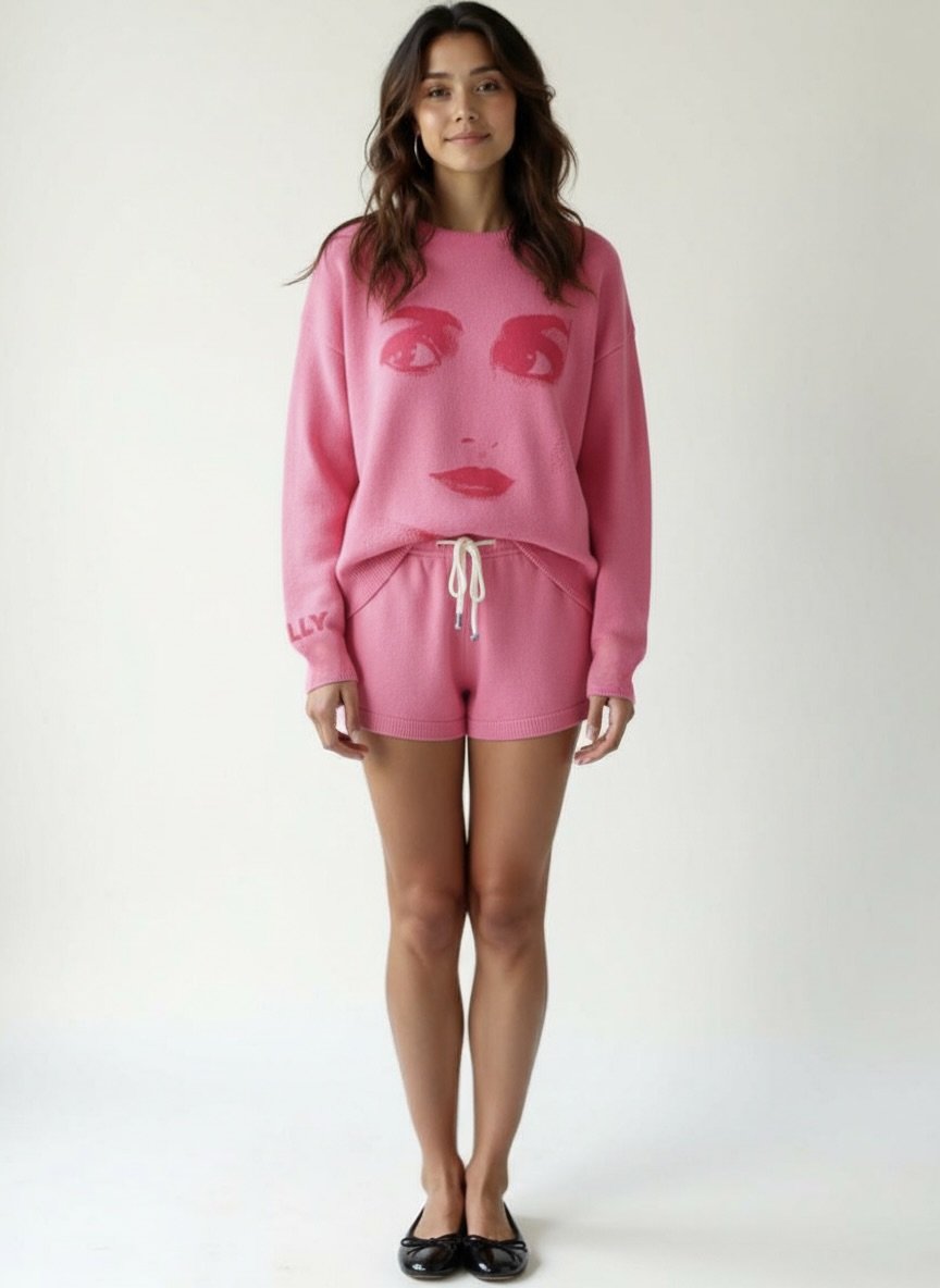 DOLLY Face Dorothy Bubblegum pink Hotpink Sweater