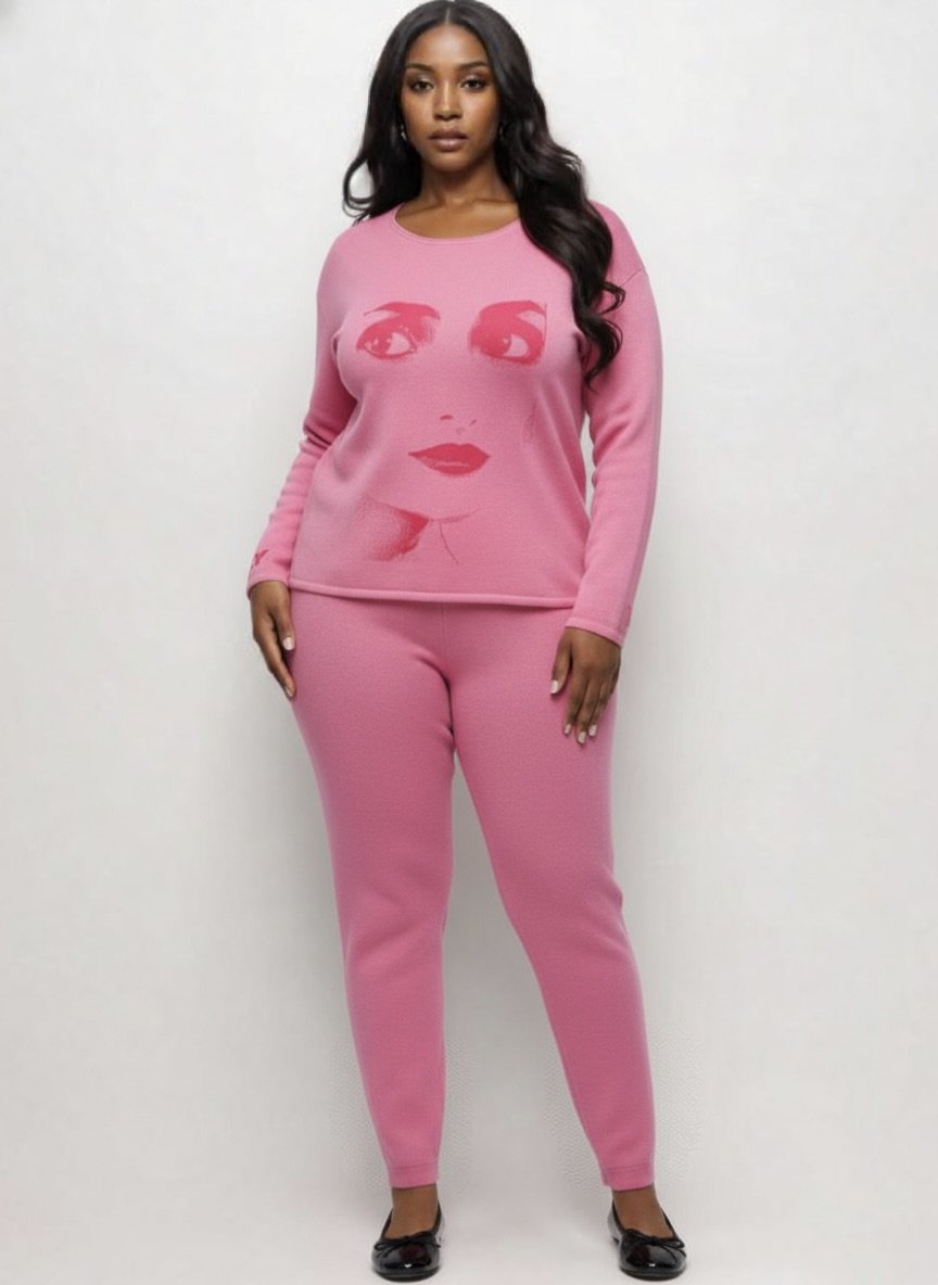 DOLLY Face Dorothy Bubblegum pink Hotpink Sweater