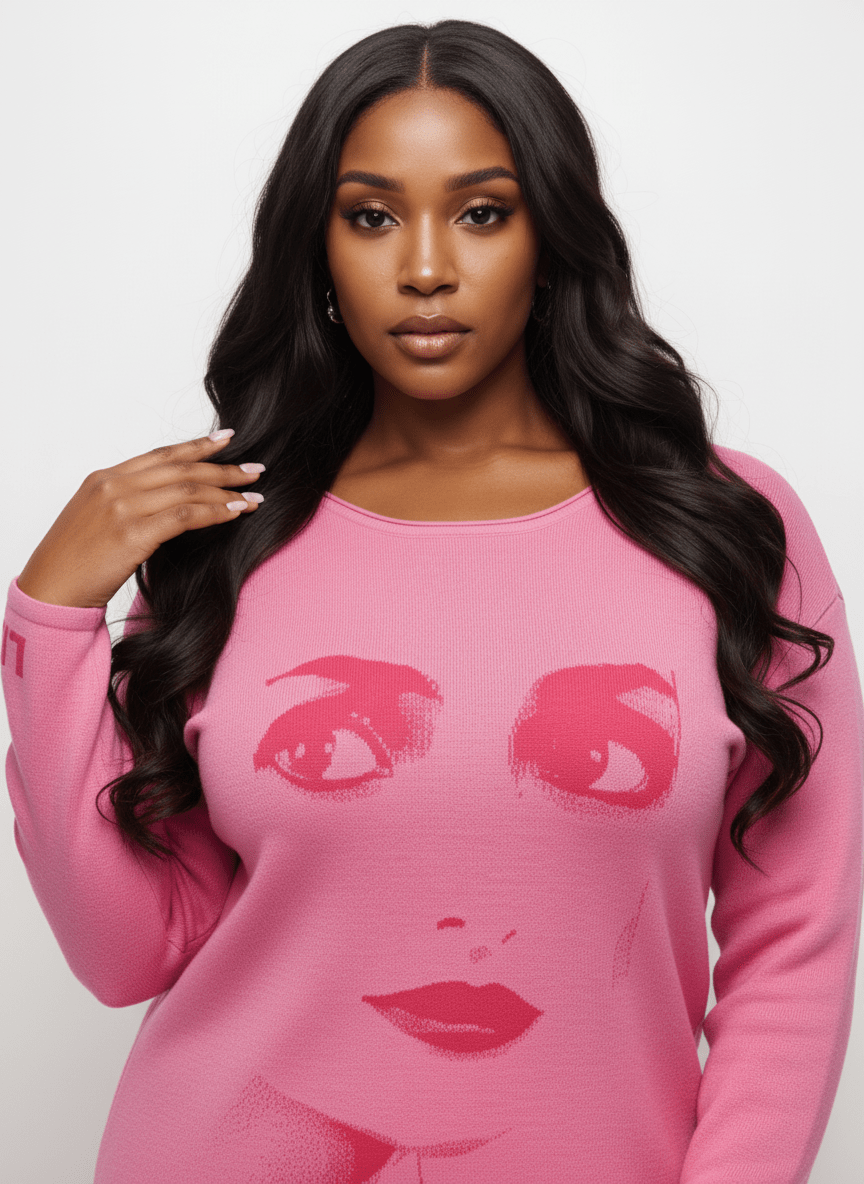 DOLLY Face Dorothy Bubblegum pink Hotpink Sweater