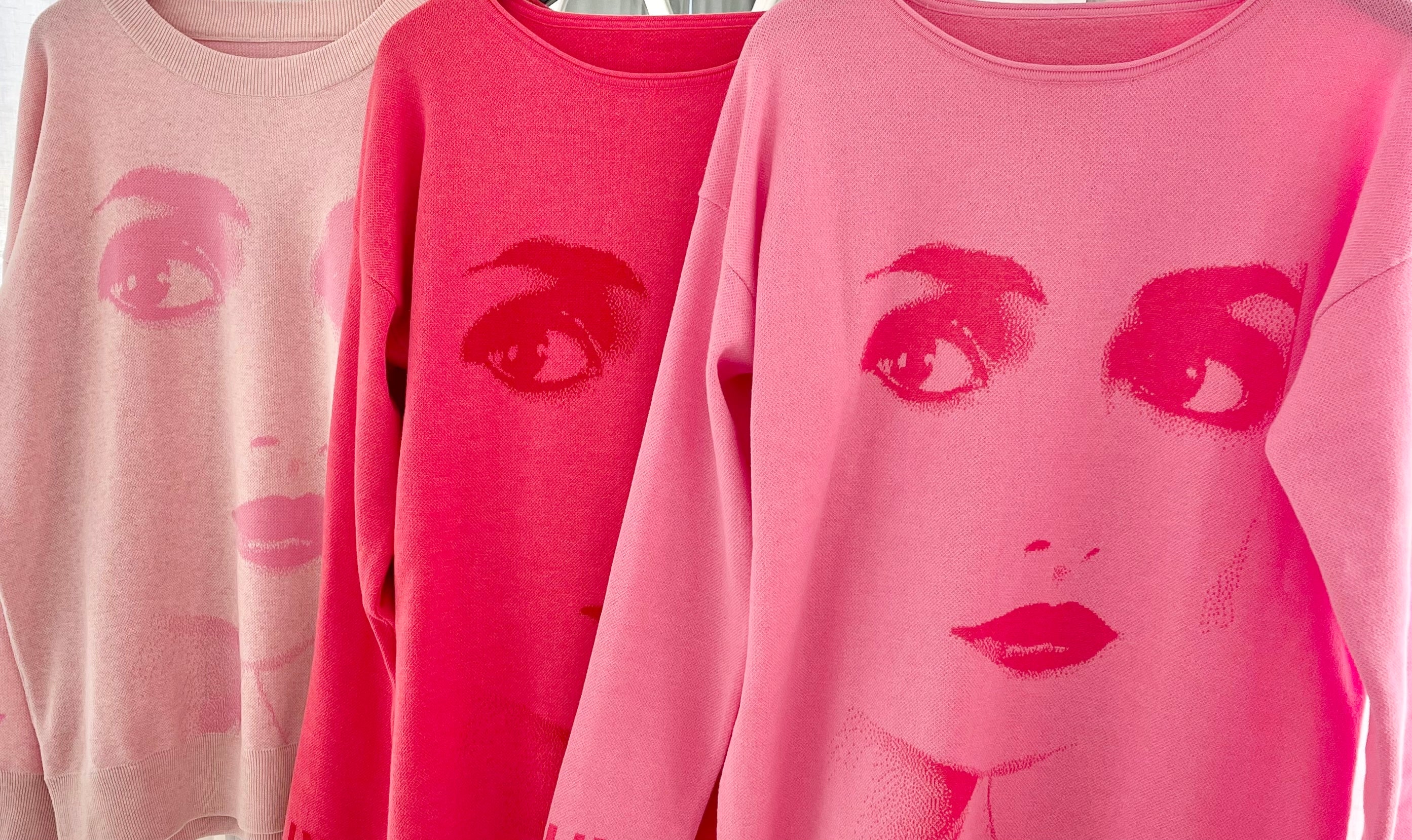 DOLLY Face Dorothy Bubblegum pink Hotpink Sweater