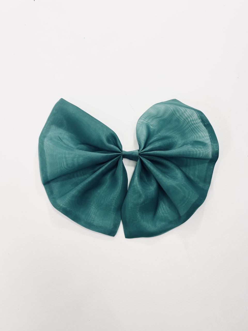 DOLLY BIG ORGANZA HAIR BOW green