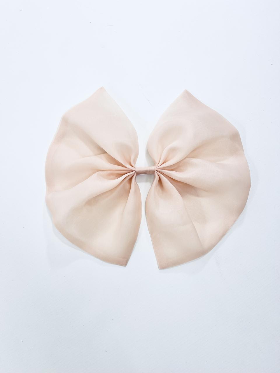 DOLLY BIG ORGANZA HAIR BOW ballet slipper pink