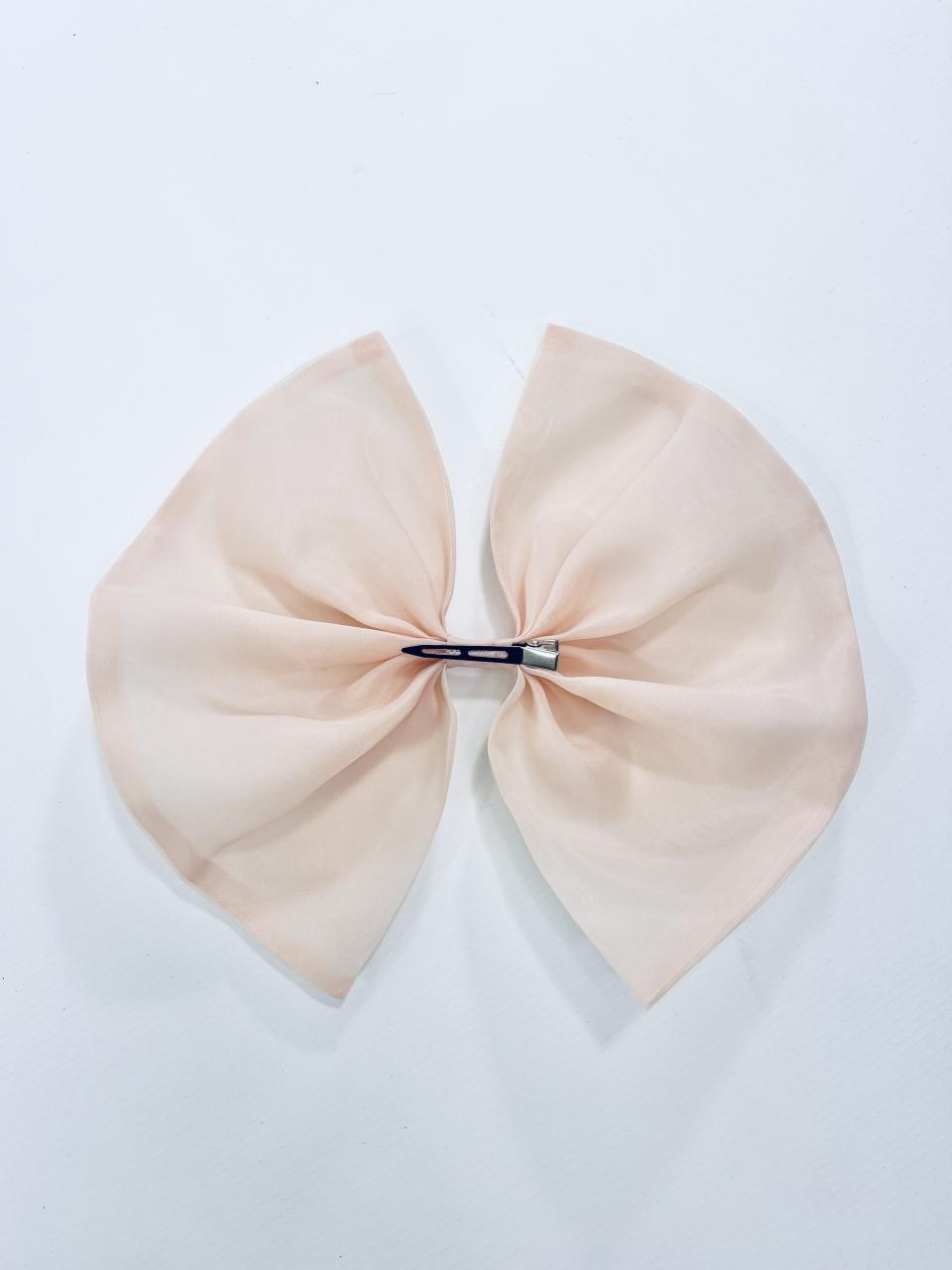DOLLY BIG ORGANZA HAIR BOW ballet slipper pink