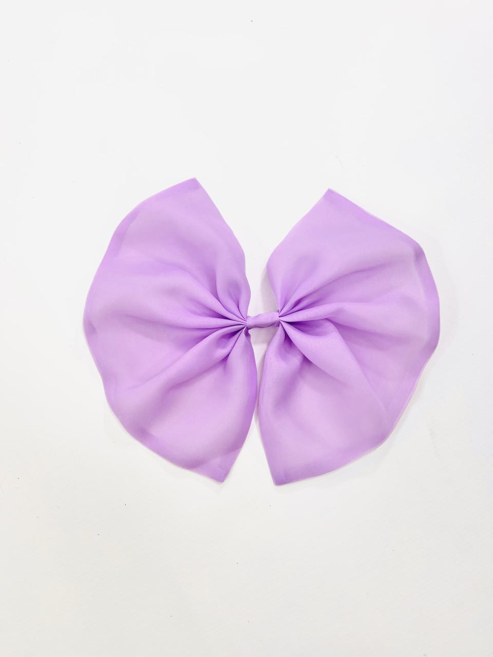 DOLLY BIG ORGANZA HAIR BOW lavender