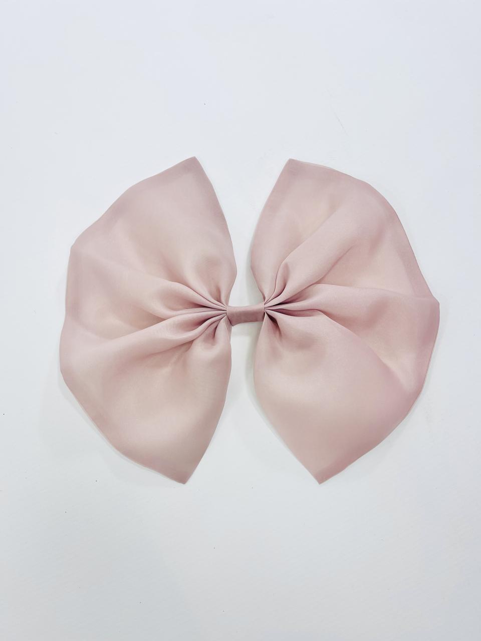 DOLLY BIG ORGANZA HAIR BOW mauve