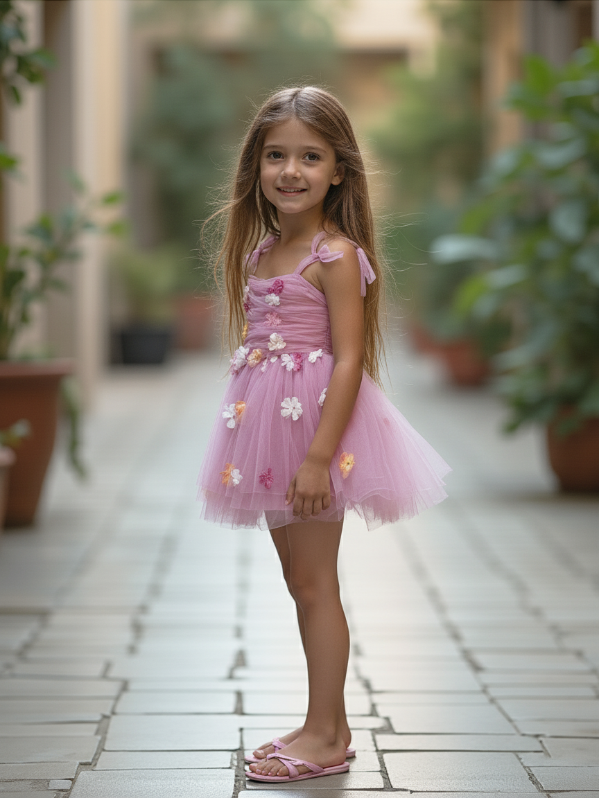 DOLLY® POTPOURRI TULLE BALLERINA DRESS mauve