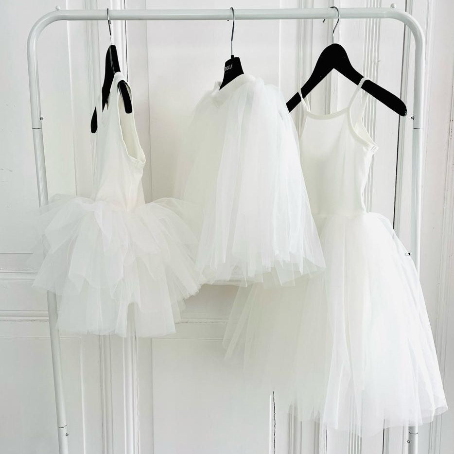 DOLLY ROMANTIC BALLET TUTU DRESS white