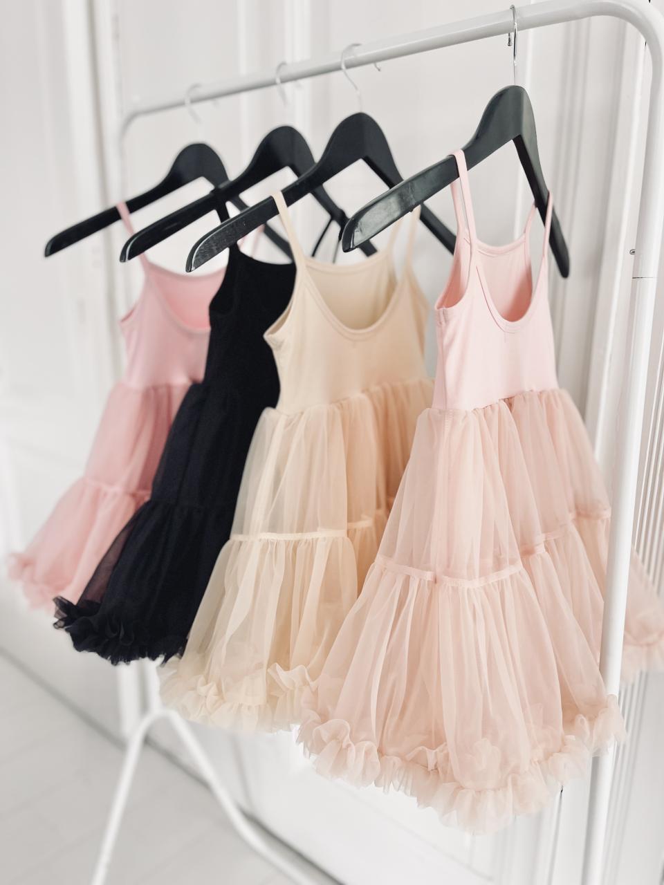 DOLLY PETTI SPAGHETTI PETTISKIRT TUTU DRESS ballet pink