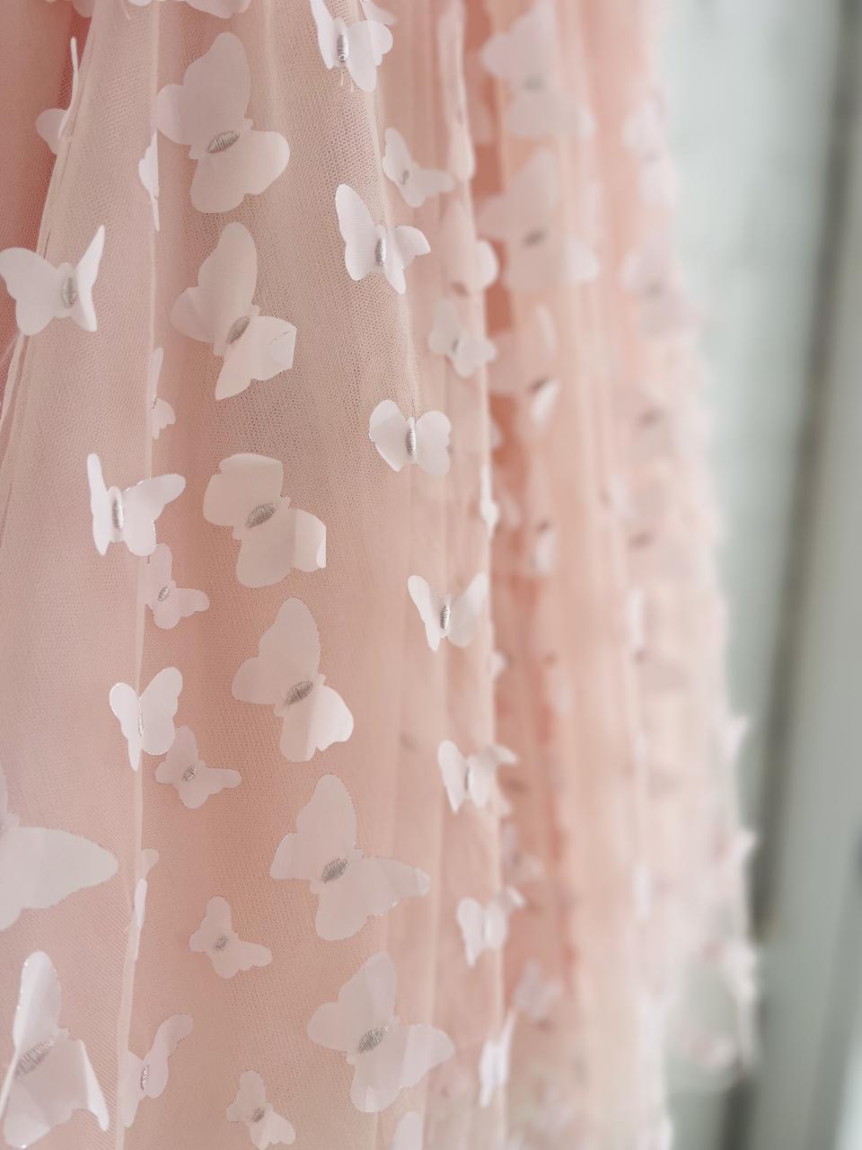 DOLLY by Le Petit Tom ® ALLOVER BUTTERFLIES FAIRY TUTU DRESS dollypink