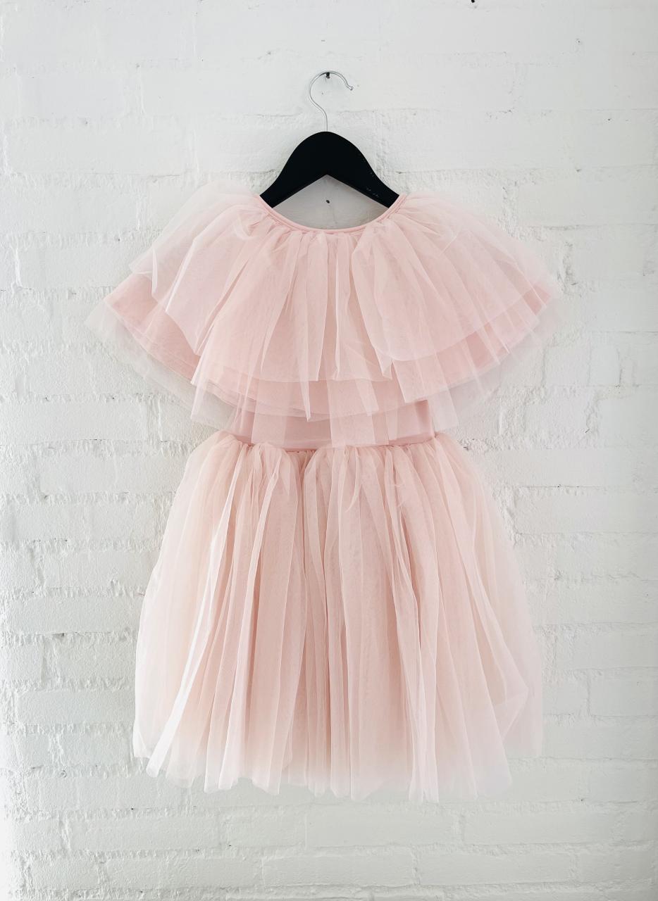 DOLLY TULLE CAPE pink