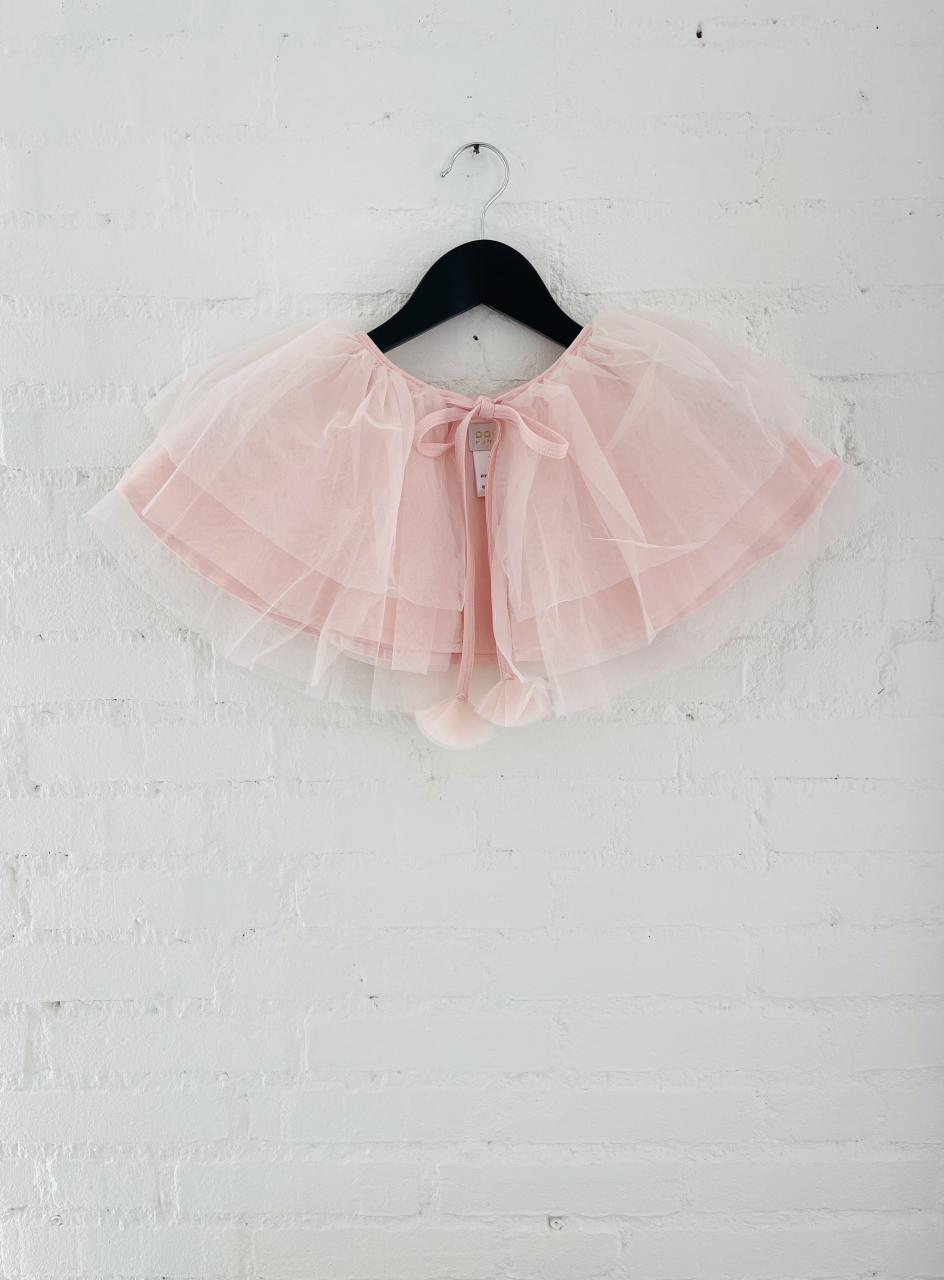 DOLLY TULLE CAPE pink