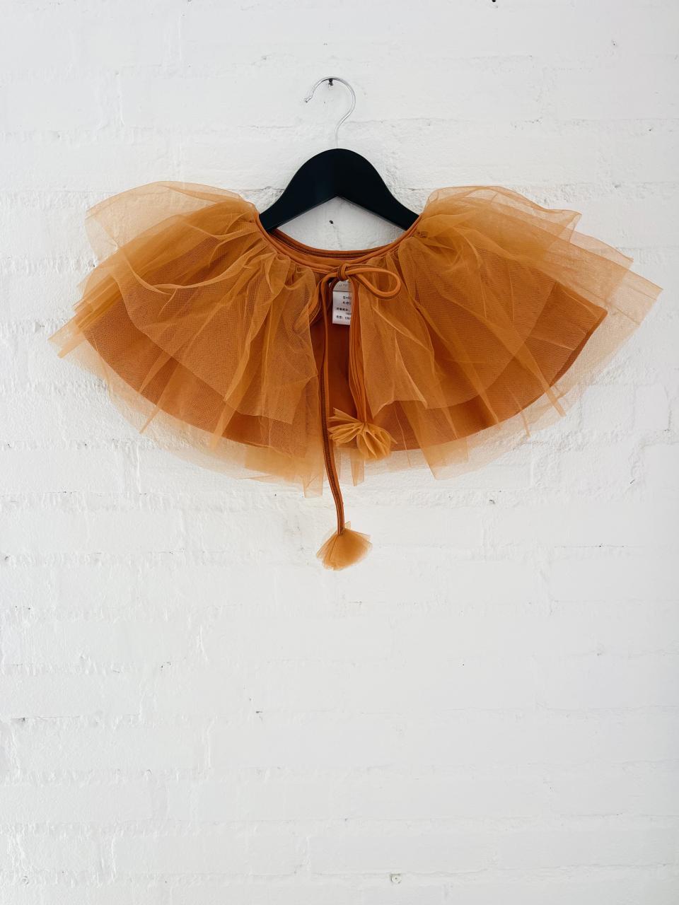 DOLLY TULLE CAPE caramel