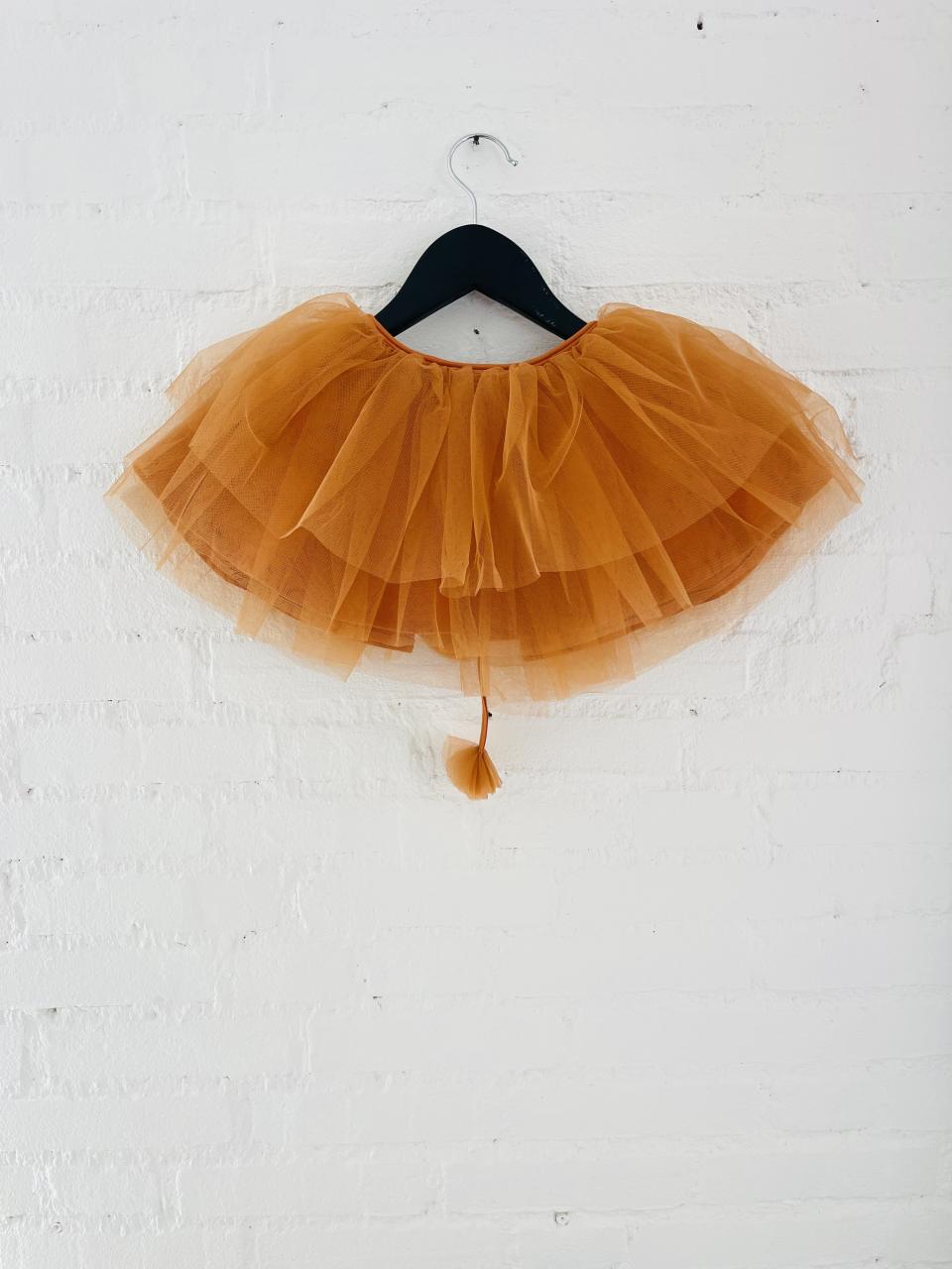 DOLLY TULLE CAPE caramel