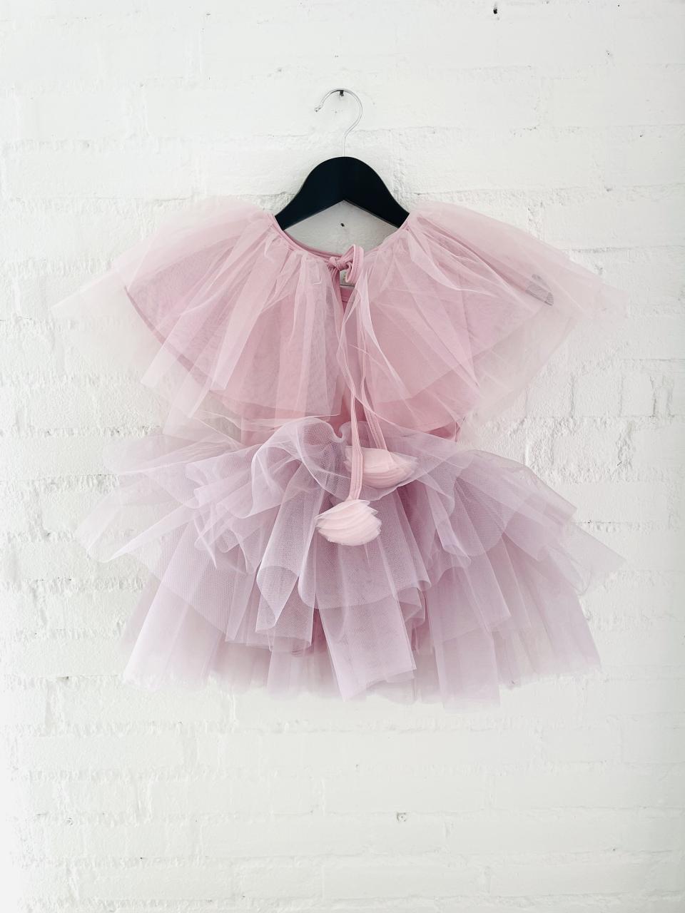 DOLLY TULLE CAPE violet