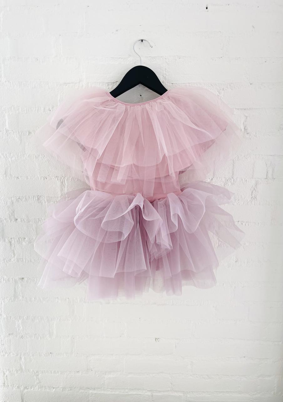 DOLLY TULLE CAPE violet