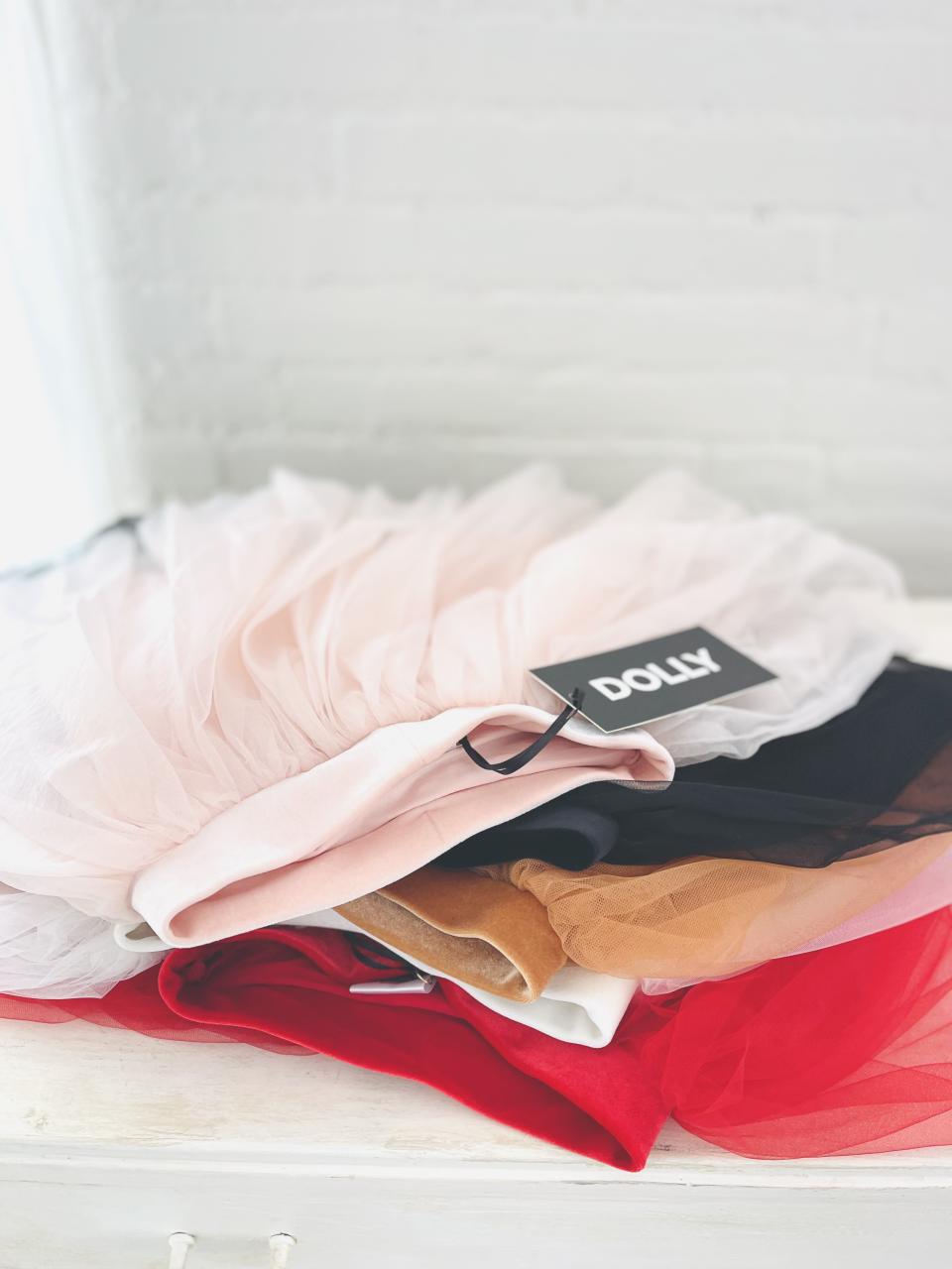 DOLLY CLASSIC TUTU WITH VELVET WAIST pink