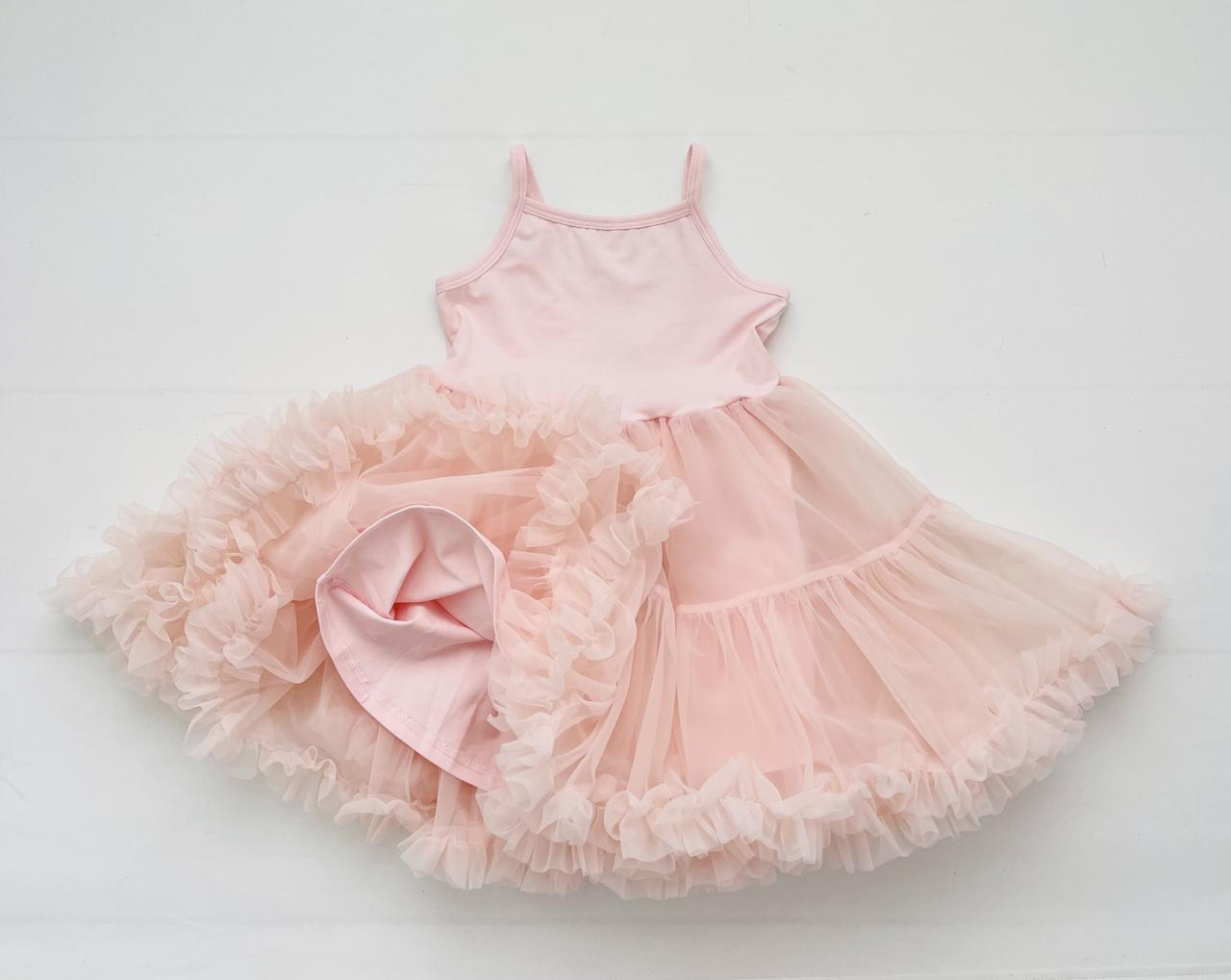DOLLY PETTI SPAGHETTI PETTISKIRT TUTU DRESS dollypink