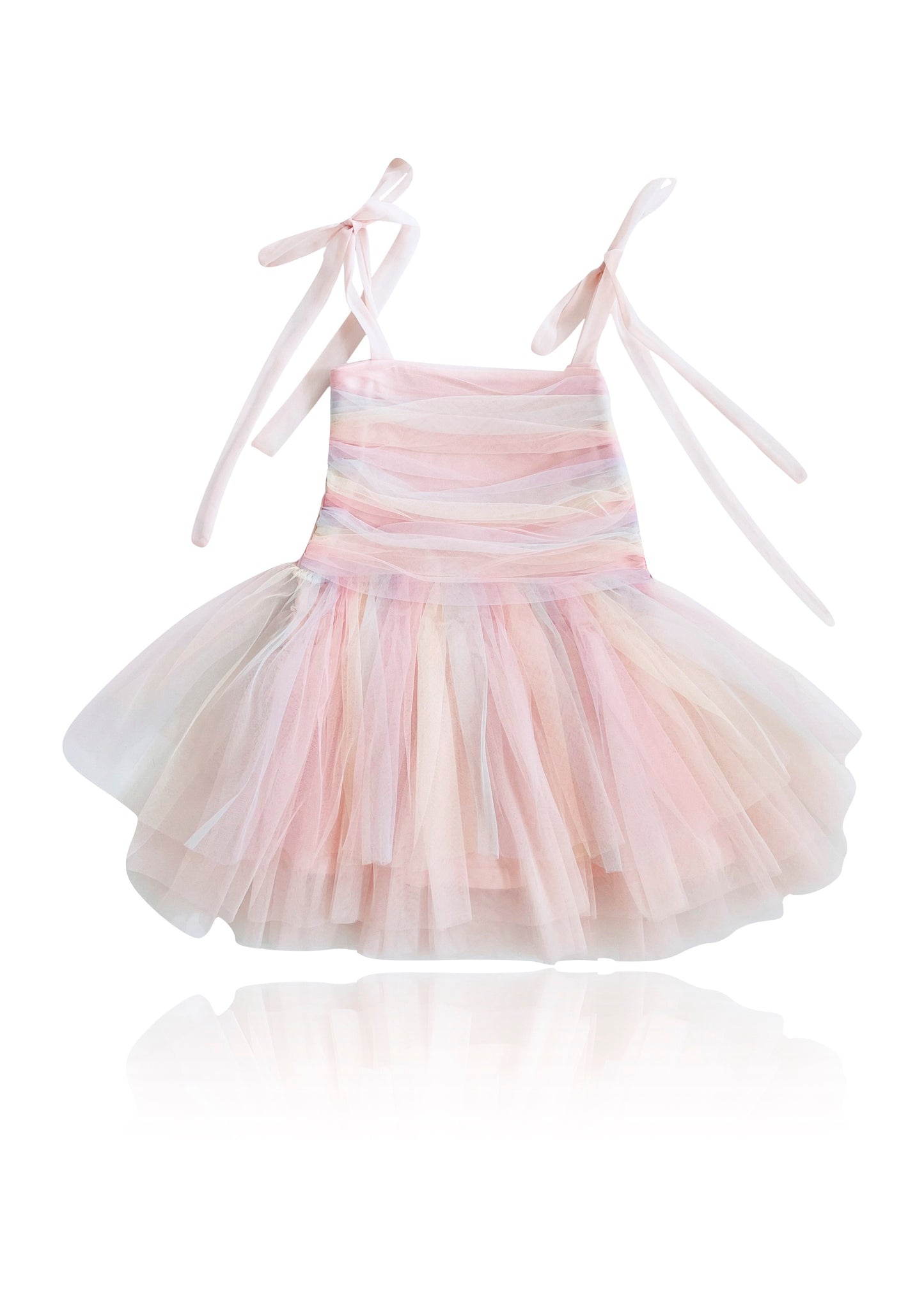 DOLLY® UNICORNIO ARCOIRIS PASTELS 🦄 🌈 VESTIDO DE HADA DE TUL arcoíris