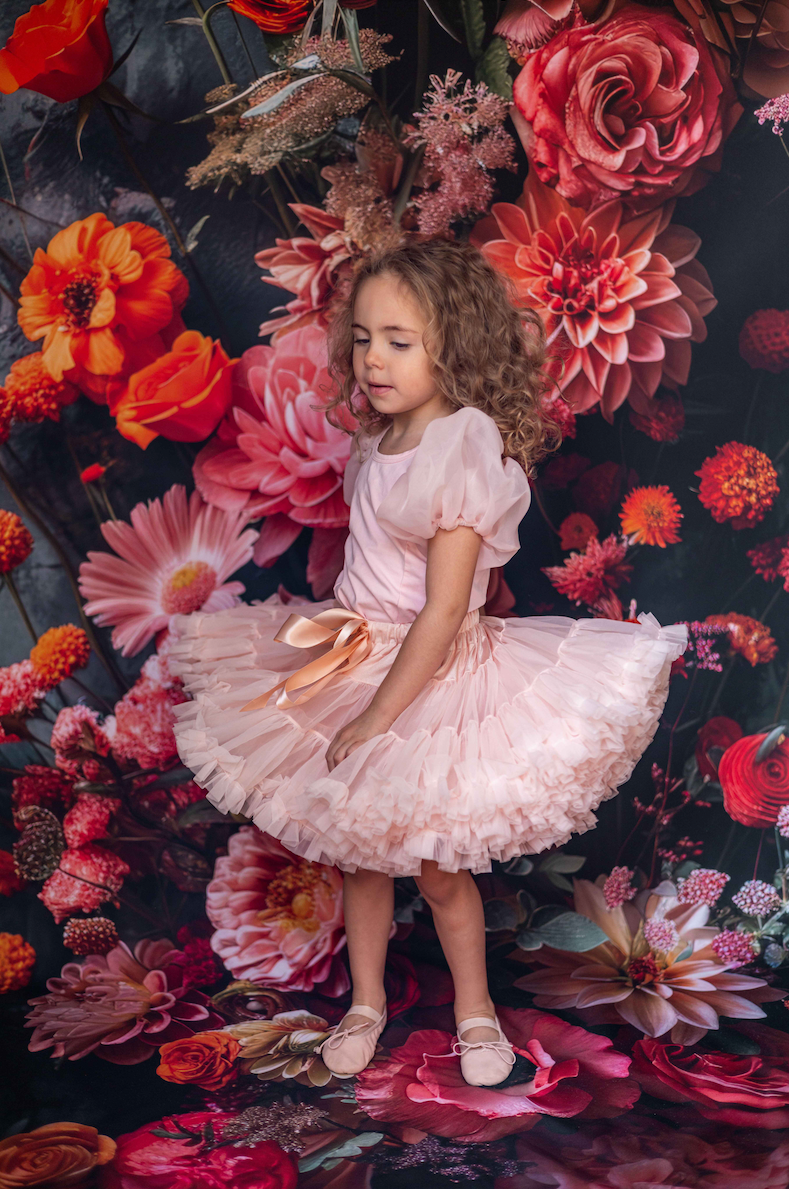 DOLLY by Le Petit Tom ® SHIRLEY TEMPLE pettiskirt rosa fresa