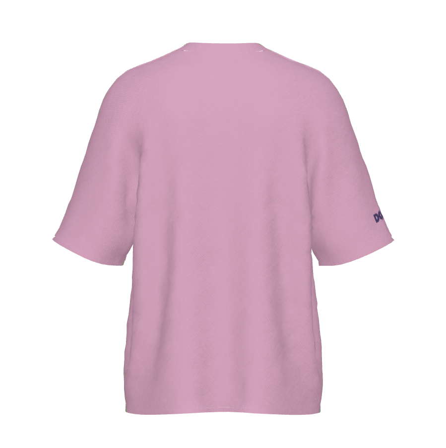 DOLLY Face Lilac Violet Crewneck Short Sleeve