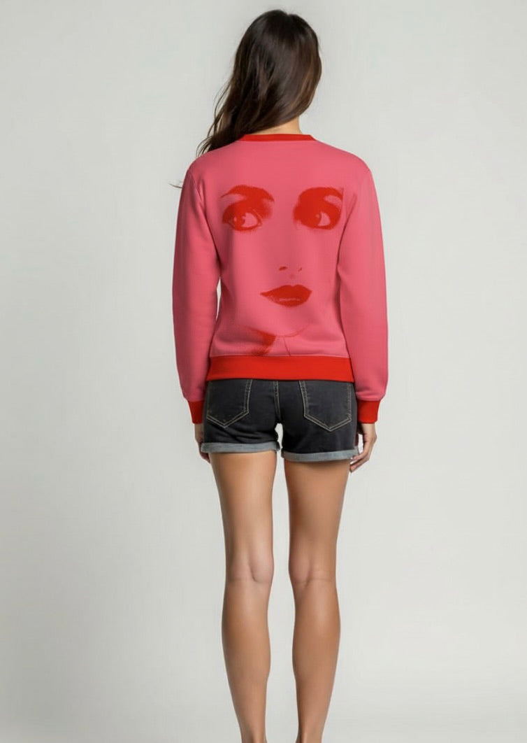 DOLLY Dorothy Hotpink Red Cardigan