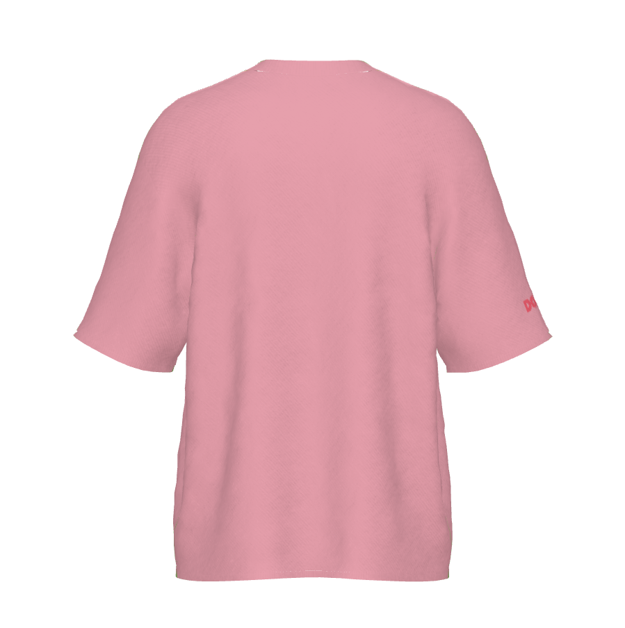 DOLLY Face Bubblegum pink Hotpink Crewneck Short Sleeve