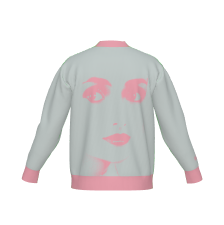 DOLLY Dorothy Powder Lightblue Bubblegum Pink Cardigan