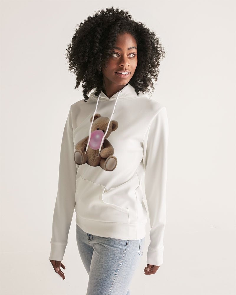 DOLLY TEDDY BEAR BUBBLEGUM Women's All-Over Print Hoodie