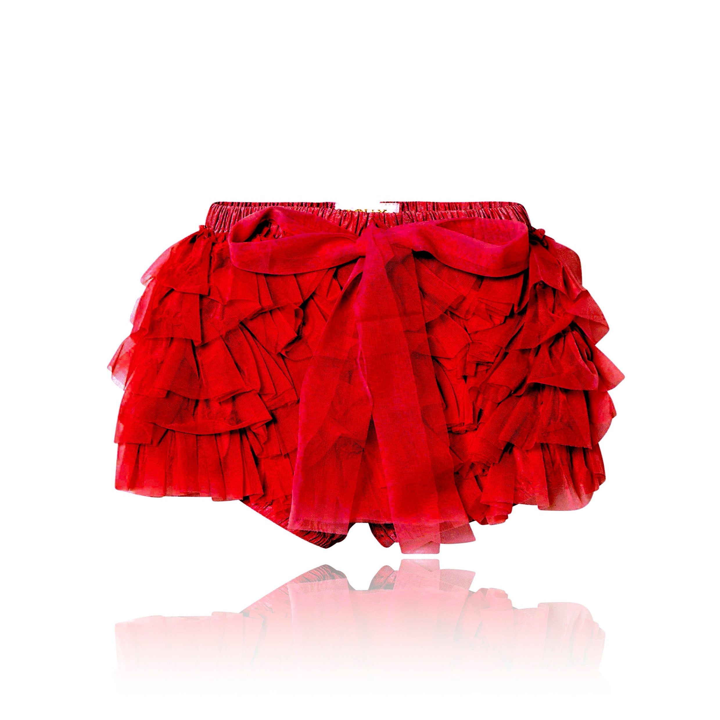 DOLLY by Le Petit Tom ® FRILLY PANTS Tutu Bloomer red