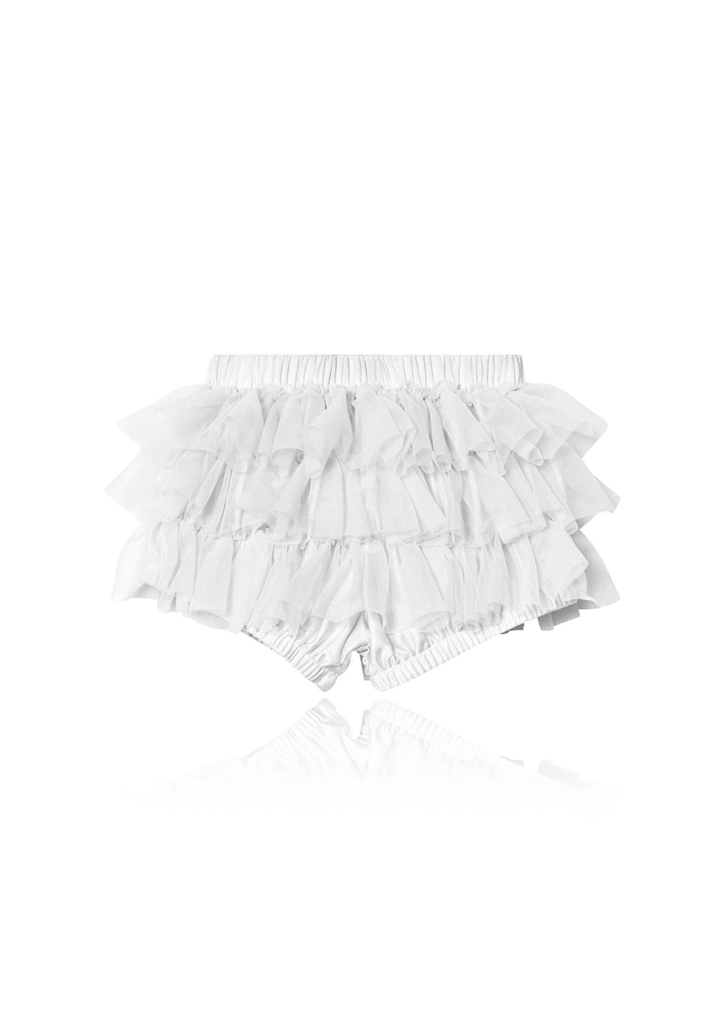 DOLLY by Le Petit Tom ® FRILLY PANTS Tutu Bloomer off-white