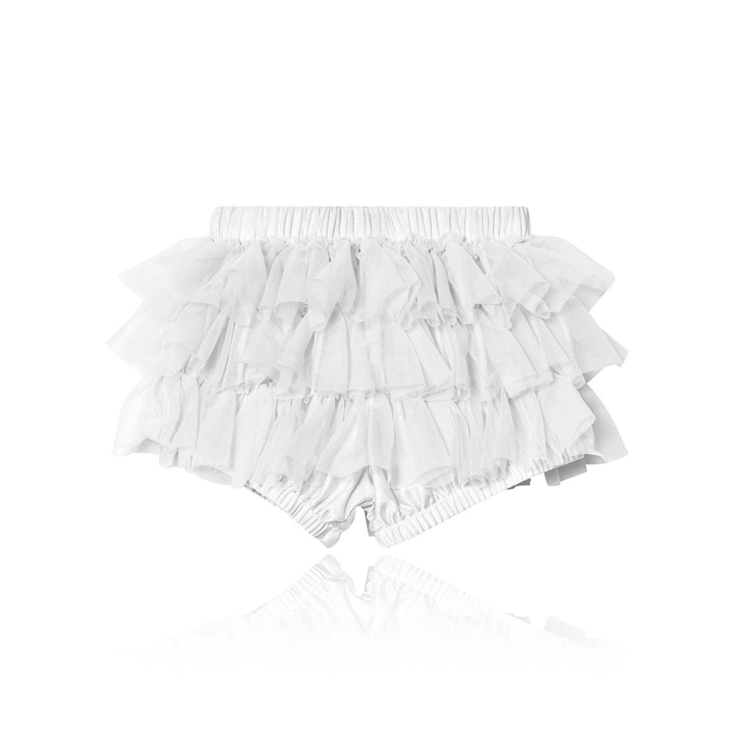 DOLLY by Le Petit Tom ® FRILLY PANTS Tutu Bloomer off-white